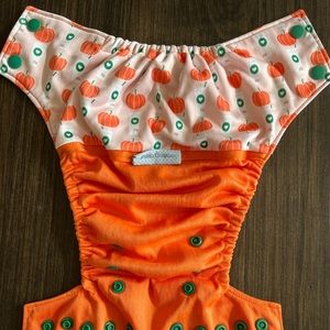 Bella Luna pumpkin spice latte cloth diaper